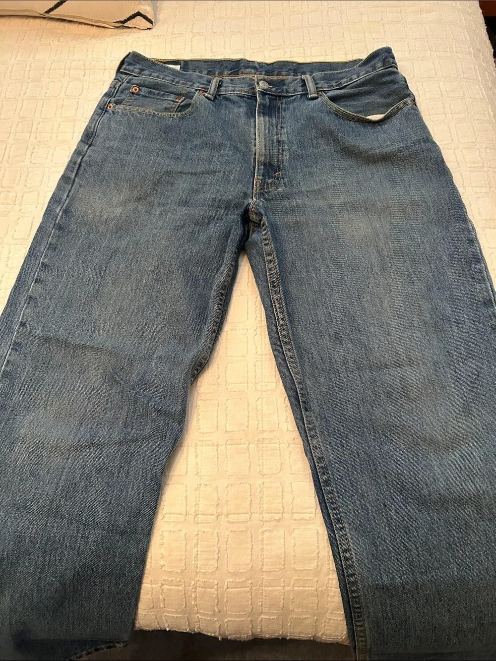 Levi's Men's Blue 550 Relaxed Fit Jeans - Blue 36x30